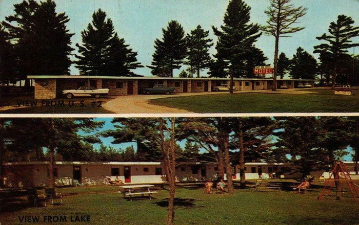 Motel Bay De Noc - Old Postcard Photo